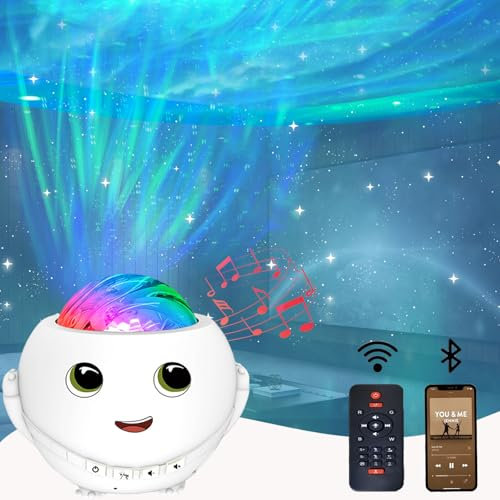 DQMOON Galaxy Projector Light, Night Light Kids Party Decoration Star Projector with 16 Lighting Modes Galaxy Light for Home Party, Birthday Easter Gifts Easter Basket Stuffers for Kids
