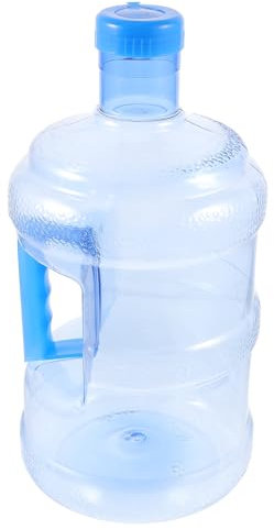 VICASKY 5l Water Container Water Bottle Storage Mineral Water Bottle 5L Water Bottle Jug Reusable Portable Mineral Water Container Outdoor Car Storage Bucket Thickened Food Grade Dispenser Barrel