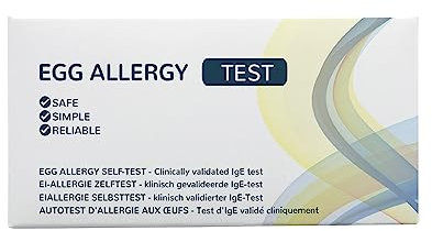 Ei Unverträglichkeit Test - Eierallergietest - Allergietest - Allergie Test fuer Zuhause - The Tester