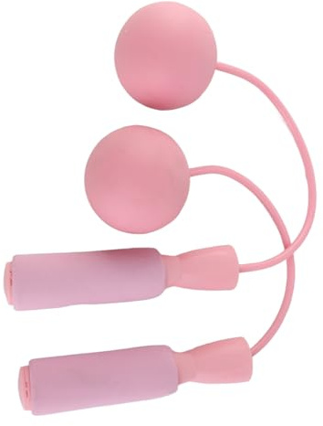 Corda per Saltare Senza Corda, Corda per Saltare Senza Fili Portatile Efficiente in Materiale PVC di Grandi Dimensioni per Adulti per l'esercizio (PINK)