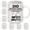 Tazzine da Caffè per lo Zio - Non Importa Quanto la Vita Diventi Difficile, Almeno Non Hai Nipoti Brutti - Regalo Divertente per Compleanno, Festa del Papà, Natale