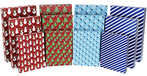 Weihnachtsbox für Hemden, 12 Stück-pack aus Karton, Faltbar