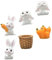 UPKOCH 1 Satz Mini-Kaninchen-Statue Hasen deko Kaninchen deko Tiere Figuren Tierfigur Kaninchenfiguren für den Garten Mikro-Landschaftsdekoration kleine Hasenfiguren Gartenverzierung Harz