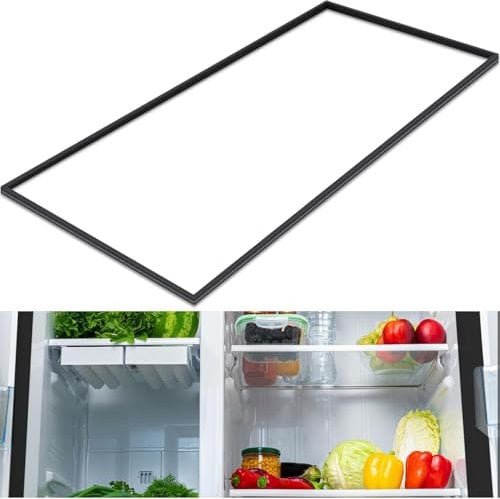 Universal Refrigerator Door Gasket Seal Upgraded Replacement Part for Freezer Customize Any Size Black