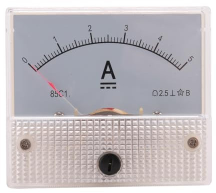 Fozriybefy 85C1-A tester di pannello analogico di corrente DC 5A AMP amperometro