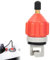 xianshi Embout De Gonflage,Paddle Gonflable,Accessoires Sup,Adaptateur Sup pour Compresseur,Planche À Paddle,Pompe Stand Sup,Bateau Pneumatique,Adaptateur Pompe Voiture (Orange)