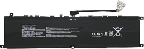 AUZNQEV BTY-M57 Laptop Battery for MSI GP66 GP76 Leopard 10UE 10UG 10UH 11UE 11UG Vector GP66 GP76 12UE 12UG 12UGS 12UH Series 4ICP6/35/140 15.2V 65Wh