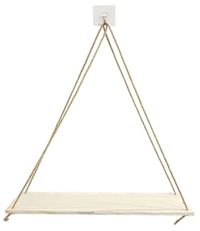 Zkydhbd Estantes decorativos de madera para colgar en la pared, estantes flotantes para plantas, macetas, decoración nórdica del hogar, estantes colgantes para almacenamiento de cocina