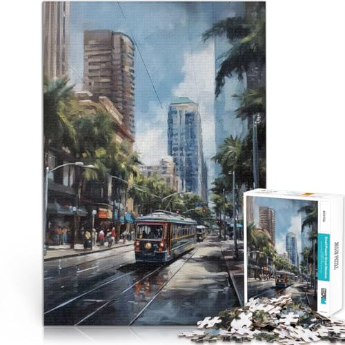 1000-Teile-Puzzle für Teenager Schwierig und herausfordernd San Diego Charme USA denn eignet ganze Familie38x26cm