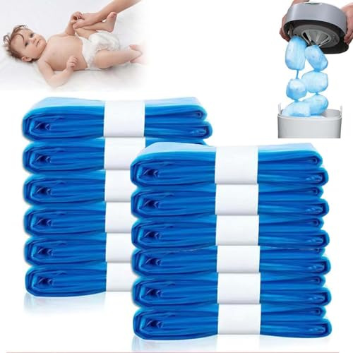 Windeleimer Nachfüllkassetten, 12 Stück, 4,5 M Nachfüllfolie