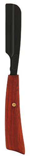 Bonbela Gerade Kante Rasiermesser Gerade Griff Rasiermesser Frise (S53-6 Schwarz)