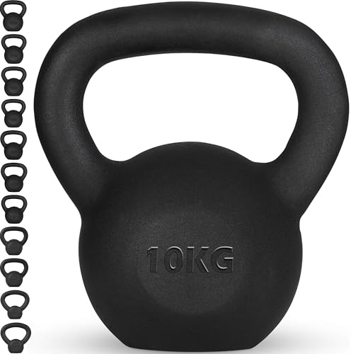 Senshi Japan Cast Iron Kettlebell, Cardio, Home & Functional Training, Muscle Building