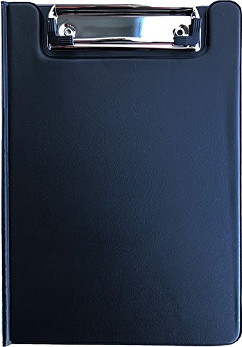 Klemmmappe, Klemmbrett mit Deckel (Schwarz, A5)