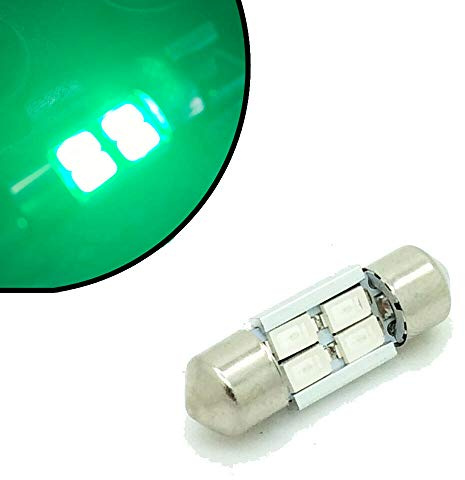 Does not apply 4 LED Interior Festoon 31mm C5W 269 Bulb - Green