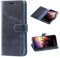 Mulbess Handy-Hülle für Huawei P30 Pro Schutzhülle, Magnet Handyhülle Leder, Flip Wallet Cover, Kartensteckplatz, Vintage Dunkel Blau