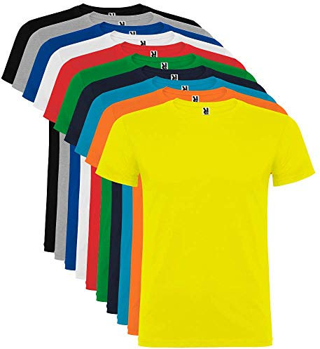Pack de 10 Camisetas de Manga Corta para Hombre, 100% Algodón, Beagle (XL)