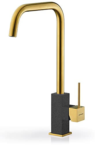 Pyramis Küchenarmatur gold Spültischarmatur Adelita Einhandmischer eckig *090928103