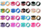 ZS Lot de 16 paires de bouchons d'oreille tunnels en silicone souple et fin pour piercing double évasé, Silicone