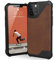Urban Armor Gear Metropolis LT Funda Apple iPhone 12 Pro MAX (6,7) [Protección anticaída estándar Militar, Compatible Carga inalámbrica (Qi), Funda Resistente] Cuero ARMR marrón