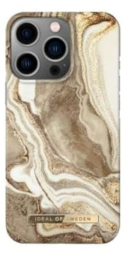 Ideal of Sweden Fashion Case iPhone 13 Pro Goldener Sand Marmor