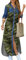 OMZIN Women's T-Shirt Dress Lapel Neck Button Down Loose Blouse Tops Casual Dresses with Pocket Camouflage XXL