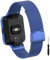 HYKEJJ Compatible avec Bracelet Xiaomi Watch 2 Lite Bracelet Acier Montre Sangles Nette Metal Protection Mi Watch 2 Pour Femme Et Homme Pour Redmi Watch Lite 2 Bracelet (bleu)
