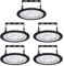 Sararoom 5 Pack 50W LED Strahler Hallenstrahler, 4000LM UFO Industrielampe Werkstattlampe, 6500K Kaltweiß Industrial Fluter Hallenleuchte LED High Bay Light für Fabriken Garage Lager Turnhalle