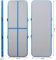 Airtrack/Tumbling/Gymnastik Matte Turnmatte in Blau, aufblasbar, rutschfest, wasserfest, stoßdämpfend, Länge: 4m, Breite: 1m, Höhe: 20cm, inkl. elektr. Pumpe/Tasche/Reperaturset (4m x 1m x 20cm, Blau)