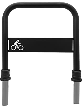 MORIA DESIGN Fahrradständer Boden - 110 x 80 cm Bodenparker für 2 Fahrräder - stabiler Fahrradständer für Mountainbike MTB und E-Bike - Fahrradanlehnbügel galvanisiert pulverbeschichtet