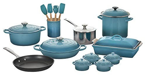 Le Creuset Caribbean - Juego de utensilios de cocina (20 piezas)