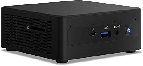 Intel NUC 11 NUC11PAHI7 Panther Canyon Mini Desktop/Mini-PC/HTPC Prozessor Intel Core i7-1165G7 bis zu 4,7 GHz Turbo, 4 Kerne, 8 Threads, Intel Iris Xe Grafik, Barebone