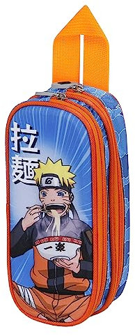 Naruto Ramen-Trousse 3D Double, Bleu