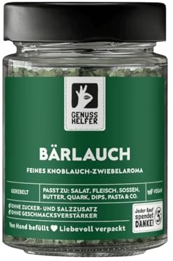 Bremer Gewürzhandel Bärlauch, geschnitten, Bärlauch für ein leckeres Bärlauchpesto, wilder Knoblauch getrocknet, 12g im Glas