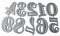 antianzhizhuang Zahlen-Präge-Stanzformen für Geburtstagskarten, Party, Einladung, DIY, Scrapbooking, Alben, Basteln, Metall-Stanzformen, große Zahlen