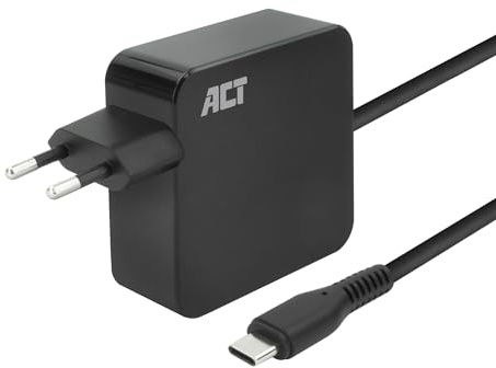 ACT USBC Ladegerät 65W 2m, USBC Power Delivery, Laptop Ladekabel – AC2010 | MacBook Air M1/M2, iPad, iPhone, Android