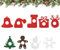 LPAMABA 45 PCS Marque-Verres Noël Marque Verre à Vin Noel Breloques pour Verre à Vin Noel Étiquettes d'Identification Pour Verre Marqueur Verre à Vin Noel Marque Verre a Pied Anneaux de Verre Noël