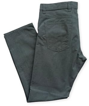 BRÜHL FINE TROUSERS 5-Pocket Herren Stretch York DO 185420 - schlanke Hose im Summer Wool Look, Moderne Baumwollhose mit Micro Peach Ausrüstung