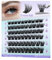 BEYELIAN Self Adhesive Lash Clusters 60Pcs, Pre Glued Eyelashes Cluster D Curl 10-16mm Press On Lashes, No Glue Needed Wispy Lash Clusters DIY Self Stick Eyelashes