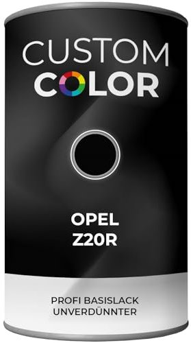 Custom Color Autolack 1 Liter für Opel Z20R basislack unverdünnter 1:1