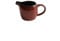 Jian1004 Gravy Boat with Lid Small Ceramic Milk Jug Gravy Boat with Handle Chinese Ceramic Milk Jar Mini Seasoning Pot, 2.7oz Thanksgiving Gravy Boat(Red)