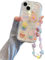for iPhone 16 Hülle klar,Korean Bear Hang Phone Chain Lanyard Clear Soft Case for iPhone 16 15 14 Pro Max 11 13 12 Mini XR 8 7 Plus X XS SE süße Hülle ﻿(Style4,for iPhone 15Pro Max)