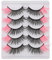 minkissy Lot De 5 Paires De Faux Cils Naturels Avec Boîte Pour Un Volume Intense Et Doux Pour Les Yeux