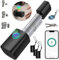 AVATTO Smart Türschloss mit Fingerabdruck und Passwort für 60-90mm Tür, Schließzilinder Länge ist einstellbar, mit Schlüssel, IC-Karte, Unterstützen Smart Life App Fernbedienung