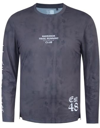 Karrimor Mens Long Sleeve Run Club T-Shirt Black XXL