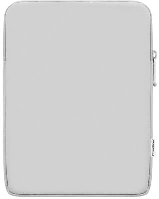 MoKo 9-11 pollici Tablet Sleeve Borsa Custodia per il trasporto Adatto a nuovi 11 pollici iPad Air M3, iPad A16 2025, iPadPro 11 M4, Air 5/4/3, i-Pad 10/9/8. Gen, Tab S8/S9 11”, Grigio + Bianco