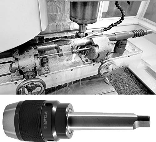 Generic Drill Chuck Key, Angle Grinder Chuck Keyless Drill CNC Milling Machine Flat Tail Integrated Keyless for Electric Grinder Engraving Machine