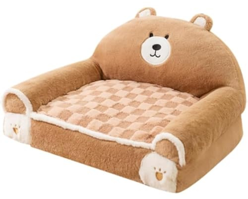 Tubayia Hunde Schlafsofa, Haustier Couchbett, Katzen Kätzchen für Große Und, Weiche Kleintiere,Schlafbett, S