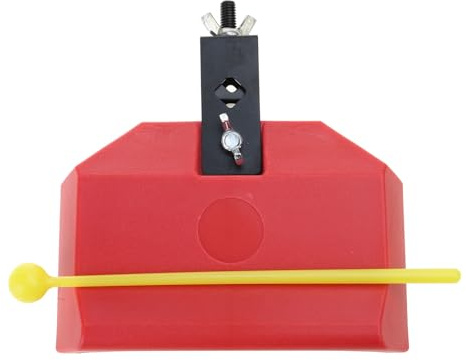 YUOIUX Drum Bells Music Cowbell High and Low Tone Bells Drum Knocker Cowbell Clapper Percussions Instruments