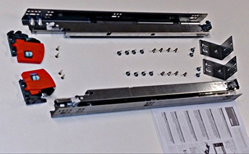 Blum Bundle - Tandem Drawer Slides with OTION. Includes Slides 563H, Locking Devices, Rear Mounting Brackets, Screws and Instructions. 21 (Set of 6)