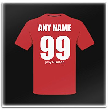 Dessous de Verre United (Thème Club de Football, Options de Couleurs) - Manchester Red Devils Army Reds - Personnalisable, Verre, Noir, Carré